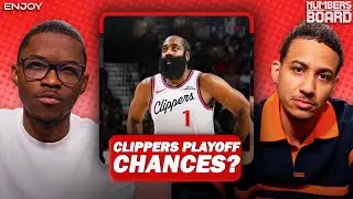 Will the Los Angeles Clippers miss the playoffs? | Numbers on the Board | NBA on NBC