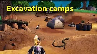 How to EASILY visit excavation camps Quist | All Week 12 Challenges FORTNITE Chapter 4 Season 2