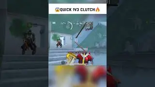 Quick 1v3 Clutch😱🔥 #shorts #youtubeshorts #bgmi #pubgmobile #1v3 #bgmifunny #trending