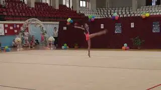 Elisa Andresz CSM Arad Clubs AA   CN Junioare Mici 22 06 2018 #rhythmicgymnastics