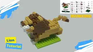 Lion with Instruction | Petit Block | Animal