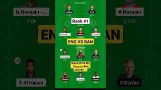 ENG vs BAN Dream11 Team,  ENG vs BAN Dream11 Team Prediction, England vs Bangladesh Dream11 Team