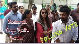 Actor Surya,Karthi,Jothika family cast Vote today