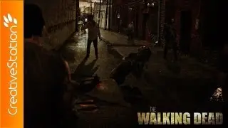 The Walking Dead Time Freeze - Speed art ( #Photoshop, After Effects) | CreativeStation
