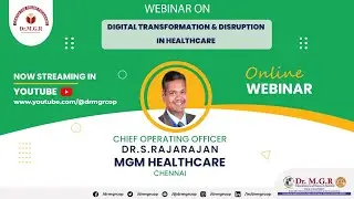 Dr MGR University - COP - Webinar - Revolutionizing Healthcare: The Impact of Digital Distribution