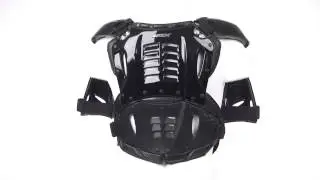 Fox Airframe Chest Protector - Black/White - 360