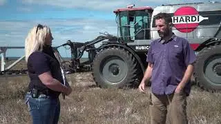 AgTech demonstration: GeoSelect on the HARDI Rubicon 9000