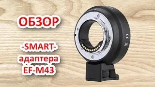 Обзор SMART адаптер EF - M43 AF IS (поддержка электронники объектива) не рекомендую.