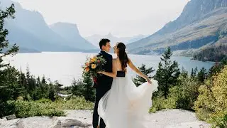 I Vow To Be Your Forever Hiking Buddy | Glacier National Park Wedding