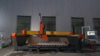 hot sale 5 axis bridge saw cutting machine