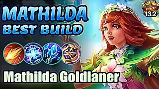 Must Try : Mathilda Goldlaner - Mathilda The Killer - Best Build Gameplay - Support Assasin MLBB