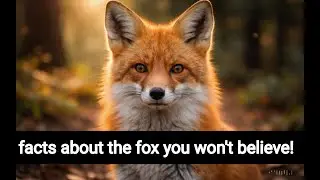Facts about fox you won't believe! Don't miss it! The end!