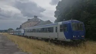 Cabride / En cabine de l'X2208 d'Auray à Pontivy.