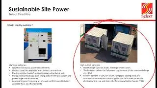 Select Plant   site sustainable power