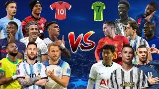 NUMBER 7'S VS NUMBER 10'S(RONALDO-MESSİ-NEYMAR-MBAPPEMODRİC)EXTREME COMPARİSON