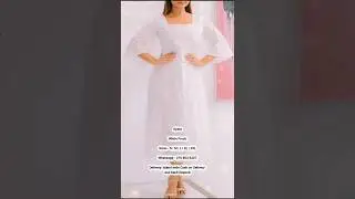 🇱🇰 මේ දවස්වල ජනප්&zwj;රියම ගවුම් මෝස්තර 👗| Trending White Frock Design 2025 | Shopping | Fashion #shorts