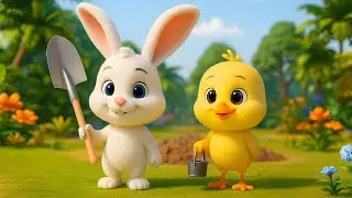 Bunny & Duck Plant Seasonal Crops | A Cheerful Everyday Story of Bunny & Duck