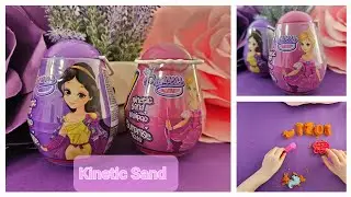 Princess surprise eggs | Kinetic Sand + Surprise toys | Fifi and Sweet Mery