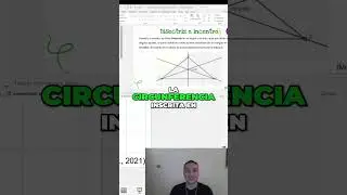 &iquest;Qu&eacute; es la bisectriz y el incentro? &iexcl;Explicado f&aacute;cil! #shorts