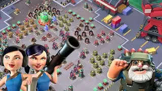 BOOM BEACH // Conifold with 2 MICROWAVERS 👌🏼 different WALK // Bombardiers/Zookas/Brick - DEAD END