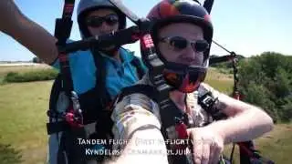 Paragliding - Tandem Flight @ Kyndel&oslash;se, Denmark
