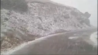 Watch: Snowfall blankets Kashmir alpines