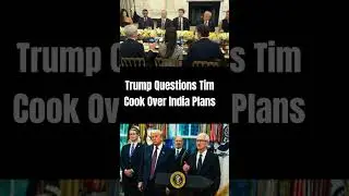 Amid India Expansion, Trump&rsquo;s Jab At Apple CEO #trump #modi #apple