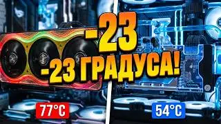 ВОДОБЛОК ДЛЯ RTX5090 palit ПЕРЕОБУВКА В Alphacool Core Гайд Тест