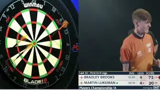 Bradley Brooks vs Martin Lukeman | PC14 2023 | Last 16 | Highlights