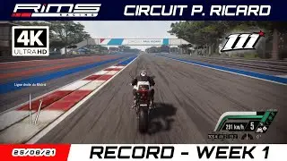 RiMS Racing [ PS5 - 4K ]  Ducati V4R Pan. | Paul Ricard Track |🥇 RECORD - WEEK 1🥇| MK111x | 25/08/21