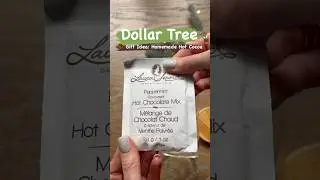 Dollar Tree Hot Cocoa in a Jar Christmas Gift: Quick, Easy, and Heartwarming DIY🎁☕ #dollartree #diy