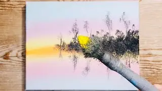 KING ART    SERENITY LAKE   N 1005  PAINTING TUTORIAL