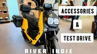 Electric Scooter River Indie. Accessories and Choti si Test Drive
