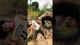 Survival Skills: ,The boy and a man who makes videos By funny jokes 2025 Hahaha #camping #outdoors
