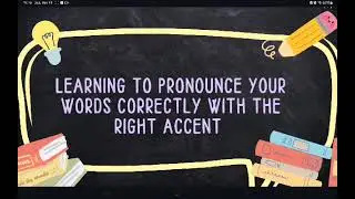 Write Class: How to analyze textual discourse and  pronounce words correctly.