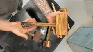 The Cooolest Woodworking Mallet made from exotic woods