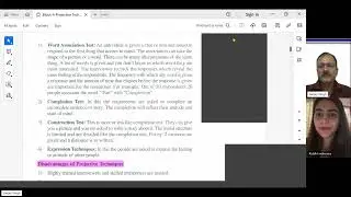 IGNOU-Clinical Psychology-MPCE 012-Block 4-Unit 1- Projective Techniques & Neuropsychological Test