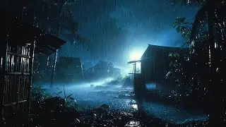 Heavy Rain & Piano Music for Deep Sleep 🌧️🎹 | Insomnia & Anxiety Relief