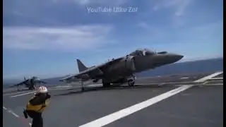 Part1) Spanish Navy Ship Juan Carlos and AV-8B Harrier II Fighting Aircraft