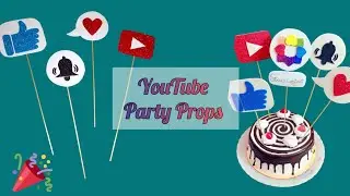 4 Easy DIY Party Props with Glitter Sheets|Party Decor Ideas| Easy DIY Crafts Using Glitter Sheets