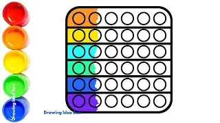 Let&rsquo;s Draw a Pop It! 🟩🎨 | Easy Square Pop It Drawing for Kids | Yup Yup Go