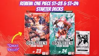 Review: #onepiecetcg Starter Decks ST23 & ST24 - Shanks & Bonney