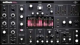 🎹 Universal Audio Anthem &ndash; Preset-Demo | VA-Synth mit analogem Sound | keyboards.de