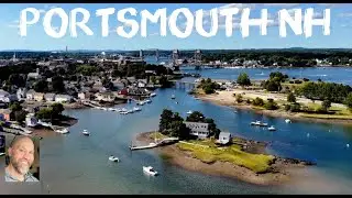 Portsmouth NH-Prescott Park-Strawbery Banke Museum-Downtown w drone shots!