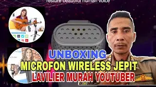 UNBOXING MICROFONE LAVILIER MURAH SUARA JERNIH YOUTUBER || Nyesel kalok Nggak Beli