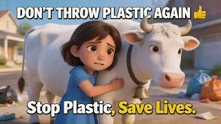 DON&rsquo;T THROW PLASTIC AGAIN ]plastic pollution story] english moral story] inspirational story ]bed ti