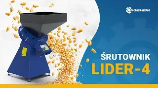 Śrutownik LIDER-4 | Śrutowanie kukurydzy do 1200 kg/h
