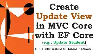 Create Update View in MVC Core with EF Core