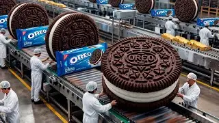 Inside the Factory That Produces 1,000,000 Oreos Per Hour (FULL PROCESS)