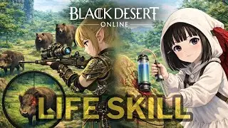 BDO Pazar Life Skill'i - Avcılık & Kertenkele Kanı | TZYP: [7/90] @Schrutify #bdo
